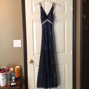 Cecily brown prom dress